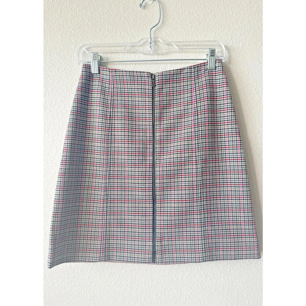 SABA Billie Mini Skirt Sz 8 Multicolour Check Plaid High-Waisted Lined
